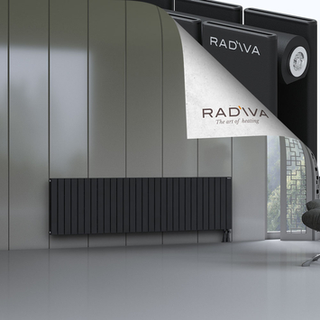 Oti Radiateur En Aluminium 600x2142 Noir - Thumbnail