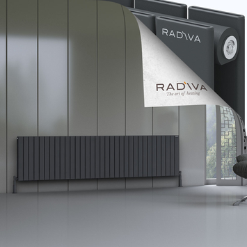 Oti Radiateur En Aluminium 600x2438 Anthracite Foncé - Thumbnail