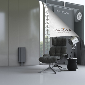 Oti Radiateur En Aluminium 600x292 Anthracite - Thumbnail