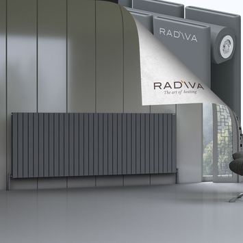 Oti Radiateur En Aluminium 900x2512 Anthracite - Thumbnail