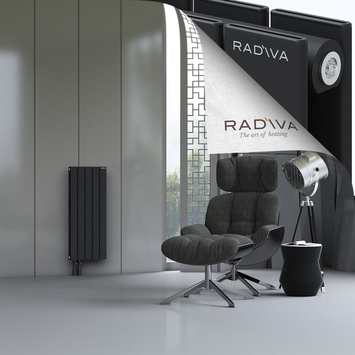 Oti Radiateur En Aluminium 900x366 Noir - Thumbnail