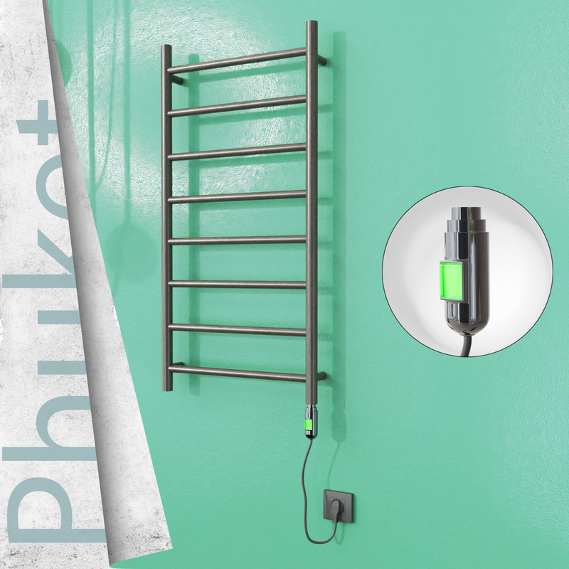 Phuket Electric Towel Warmer 200 W 500x1000 Satine Finish (On/Off)