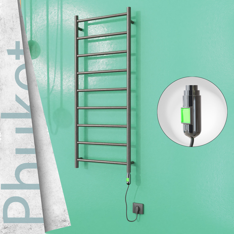 Phuket Electric Towel Warmer 200 W 500x1200 Satine Finish (On/Off)