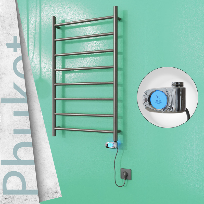 Phuket Electric Towel Warmer 200 W 600x1000 Satine Finish (Musa Thermostat)