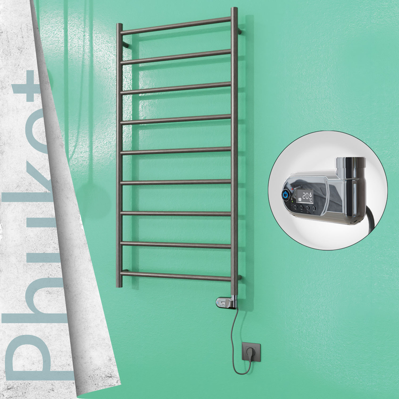 Phuket Electric Towel Warmer 200 W 600x1200 Satine Finish (Thesis Thermostat)