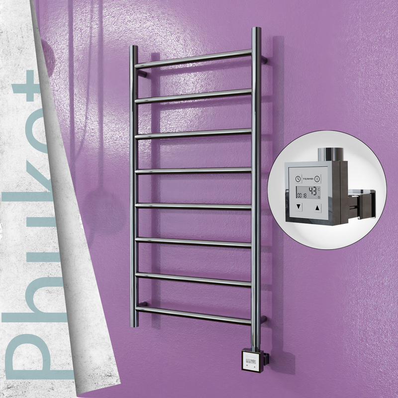 Phuket Electric Towel Warmer 500x1000 Polished Finish Ktx3 200 W