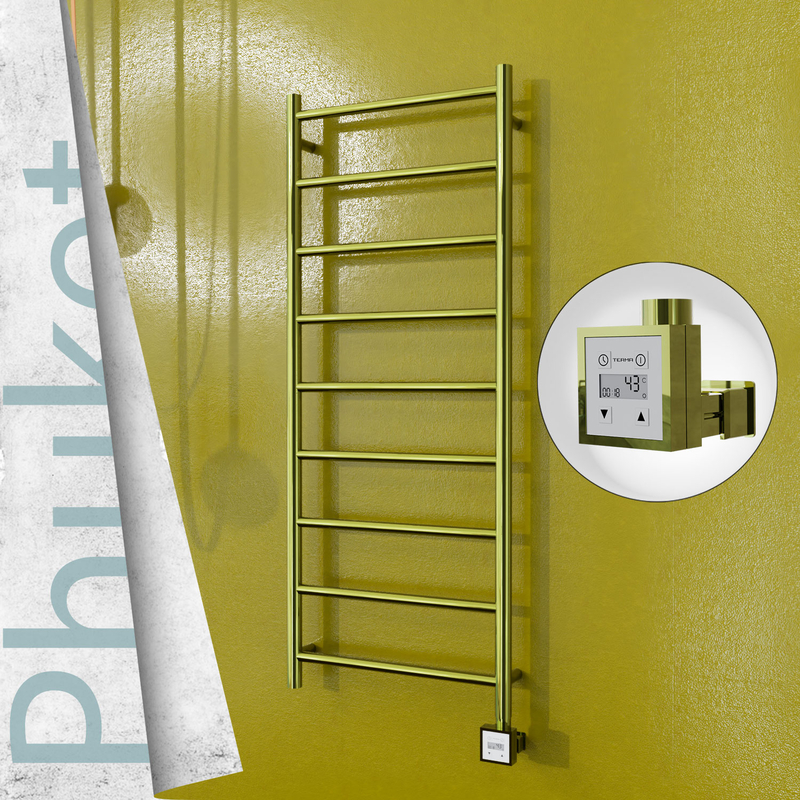 Phuket Electric Towel Warmer 500x1200 Gold Ktx3 200 W