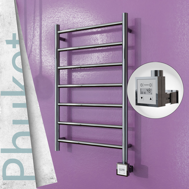 Phuket Electric Towel Warmer 500x800 Polished Finish Ktx3 200 W