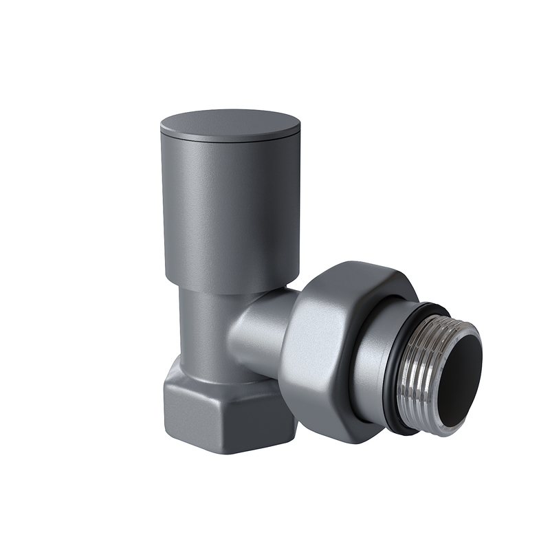 Radiator Valve 1/2'' Anthracite Corner (Metal Head)