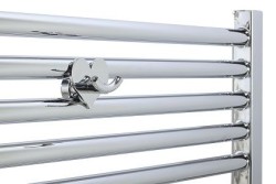 Rob Hook for Towel Warmers H04 Metal Heart Chrome - Thumbnail