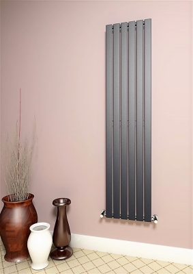 Silba Decorative Towel Warmer 410x1800 Anthracite