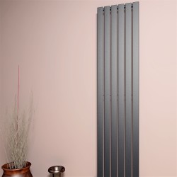 Silba Decorative Towel Warmer 410x1800 Anthracite - Thumbnail