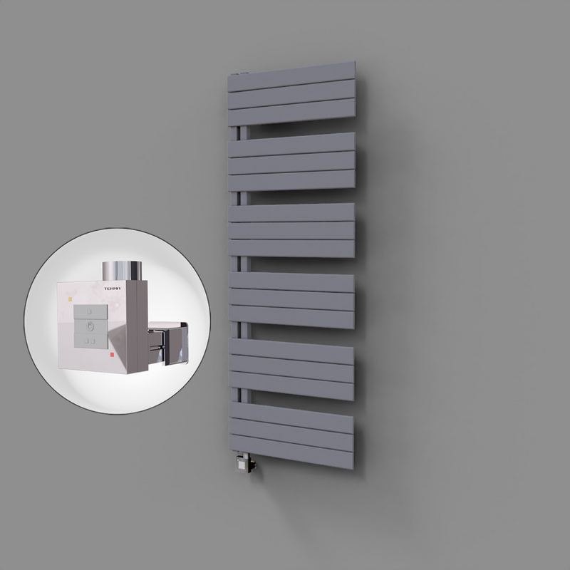 Sirius Dekoratif Elektrikli Havlupan 600x1640 Gri (KTX1 Termostat) 1000W