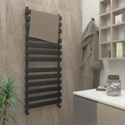 Tahiti Decorative Towel Warmer 500x1300 Anthracite - Thumbnail