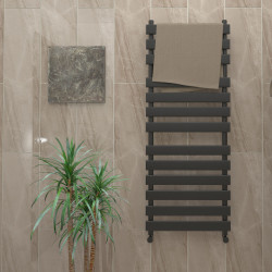 Tahiti Decorative Towel Warmer 500x1300 Anthracite - Thumbnail