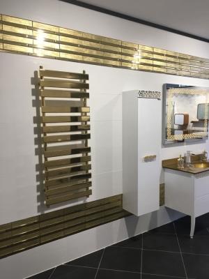 Tahiti Decorative Towel Warmer 500x1300 Gold