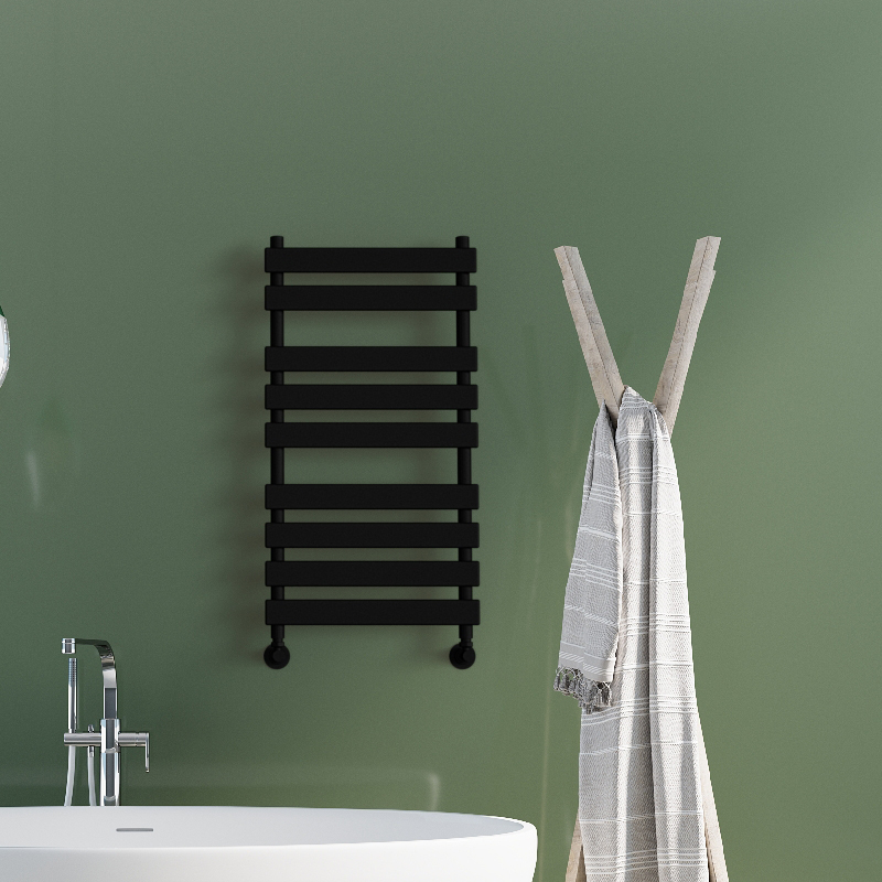 Tahiti Decorative Towel Warmer 500x1300 Matt Black