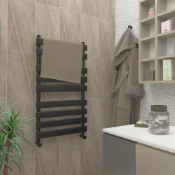 Tahiti Decorative Towel Warmer 500x950 Anthracite - Thumbnail