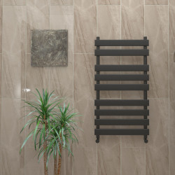 Tahiti Decorative Towel Warmer 500x950 Anthracite - Thumbnail