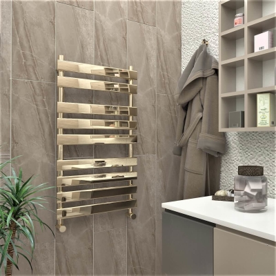 Tahiti Decorative Towel Warmer 500x950 Gold