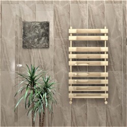 Tahiti Decorative Towel Warmer 500x950 Gold - Thumbnail