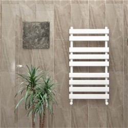 Tahiti Decorative Towel Warmer 500x950 White - Thumbnail