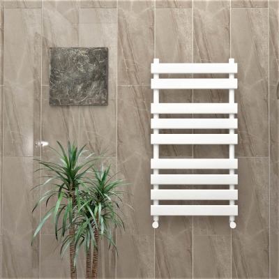 Tahiti Decorative Towel Warmer 500x950 White