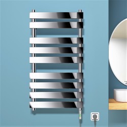 Tahiti Electric Towel Warmer 200 Watt 500x950 Chrome (On/Off) - Thumbnail