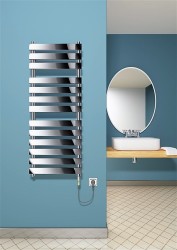 Tahiti Electric Towel Warmer 300 Watt 500x1300 Chrome (On/Off) - Thumbnail