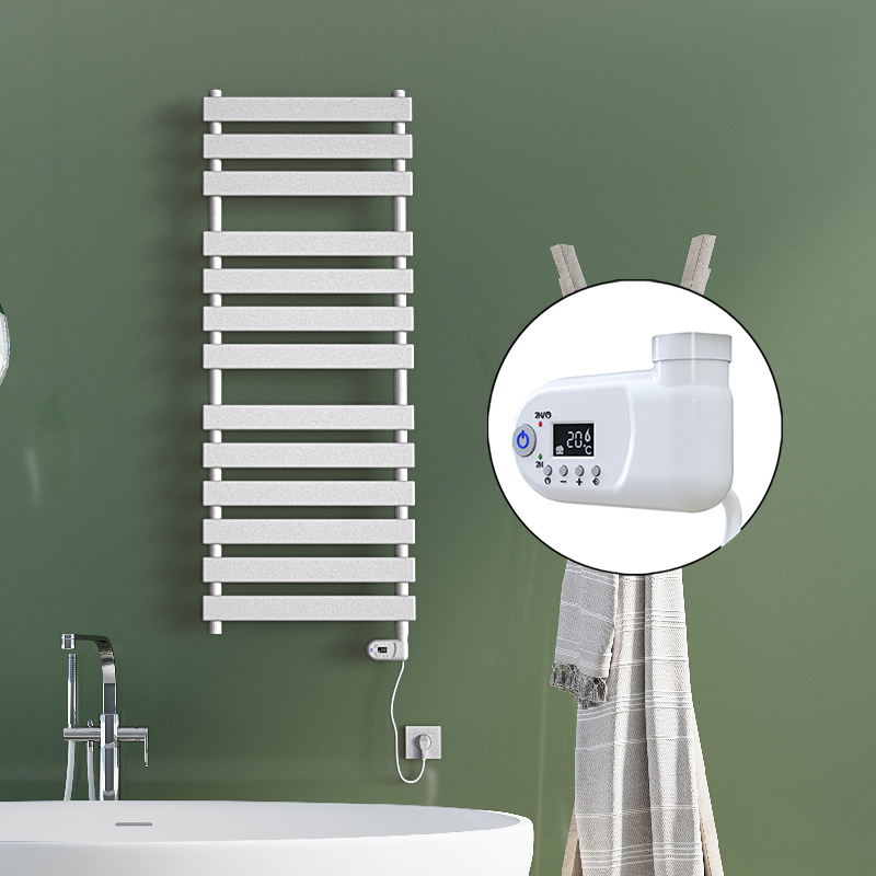 Tahiti Electric Towel Warmer 300 Watt 500x950 White (Thesis Thermostat)