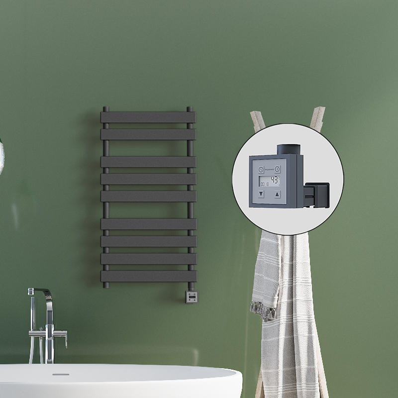 Tahiti Electric Towel Warmer 500x1300 Anthracite Ktx3 600 W