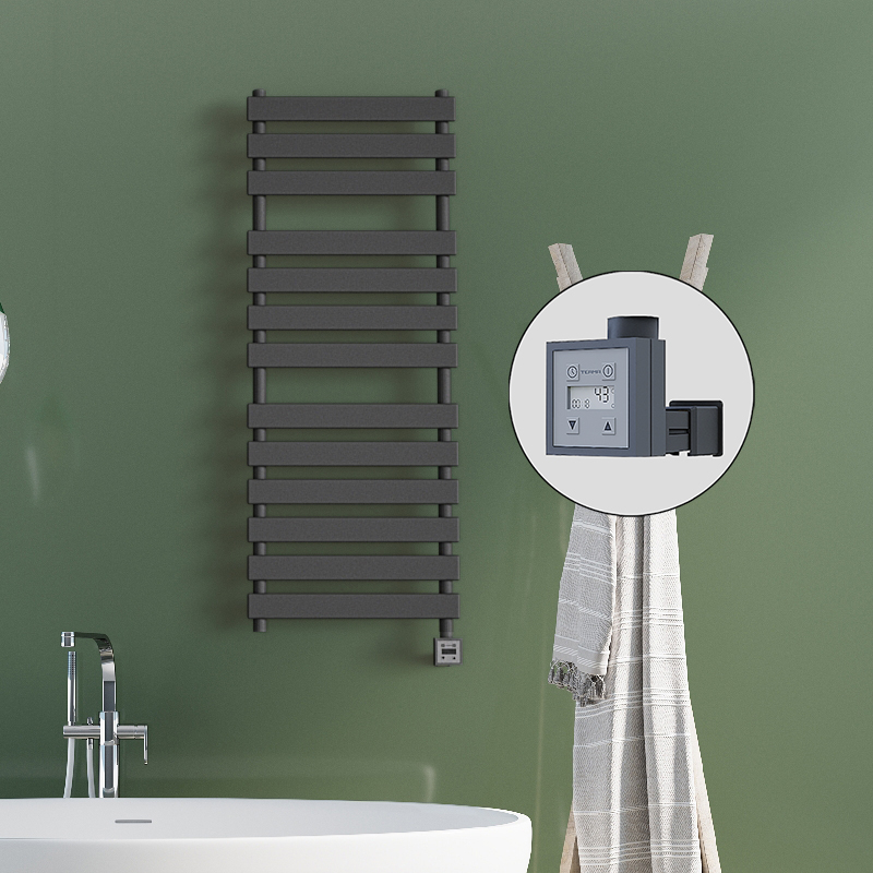 Tahiti Electric Towel Warmer 500x950 Anthracite Ktx3 300 W