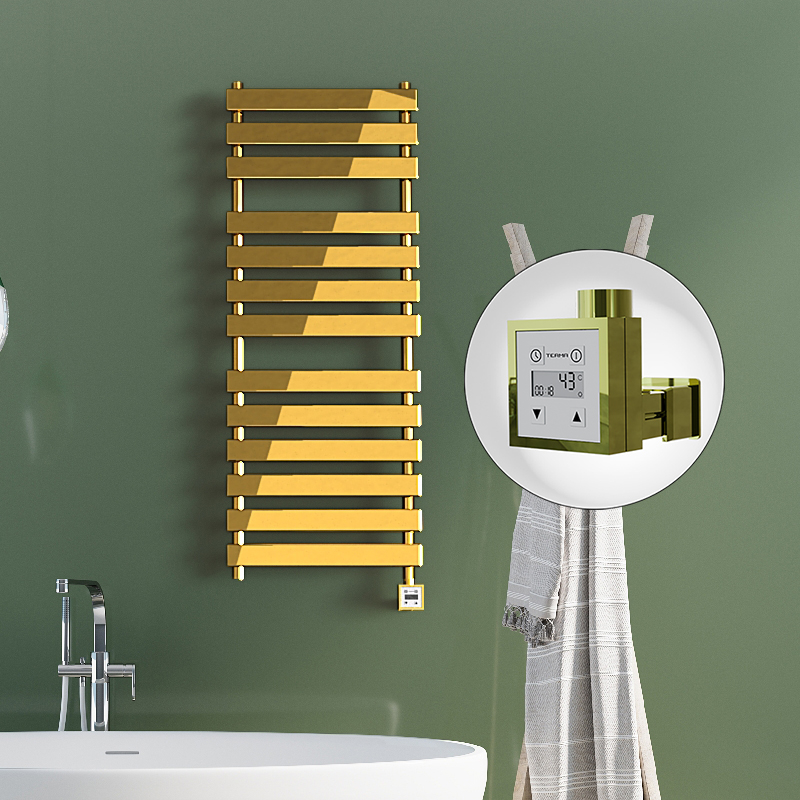 Tahiti Electric Towel Warmer 500x950 Gold Ktx3 200 W