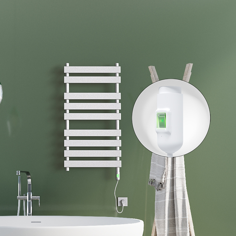 Tahiti Electric Towel Warmer 600 Watt 500x1300 White (On/Off)