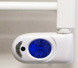 Tahiti Sèche Serviettes Electrique 900 Watt 500x1300 Blanc (Thermostat Musa) - Thumbnail