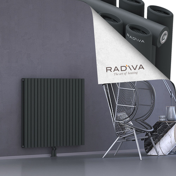 Tano Aluminium Radiator 1000x1094 Dark Anthracite - Thumbnail