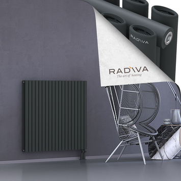 Tano Aluminium Radiator 1000x1094 Dark Anthracite - Thumbnail