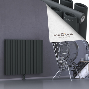 Tano Aluminium Radiator 1000x1326 Dark Anthracite - Thumbnail