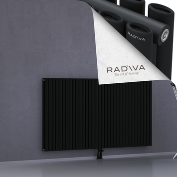 Tano Aluminium Radiator 1000x1964 Black - Thumbnail