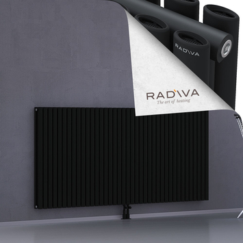 Tano Aluminium Radiator 1000x2254 Black - Thumbnail