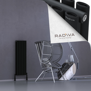 Tano Aluminium Radiator 1000x340 Black - Thumbnail