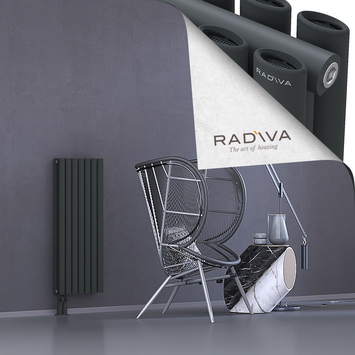 Tano Aluminium Radiator 1000x398 Dark Anthracite - Thumbnail