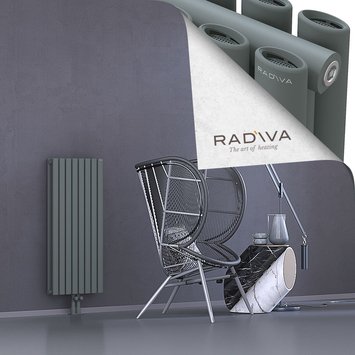 Tano Aluminium Radiator 1000x456 Anthracite - Thumbnail