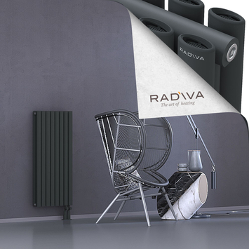 Tano Aluminium Radiator 1000x456 Dark Anthracite - Thumbnail