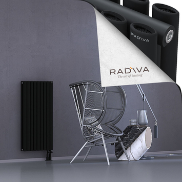 Tano Aluminium Radiator 1000x514 Black - Thumbnail