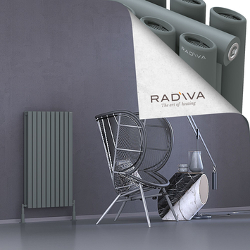 Tano Aluminium Radiator 1000x572 Anthracite - Thumbnail