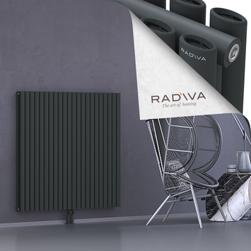 Tano Aluminium Radiator 1200x1268 Dark Anthracite - Thumbnail