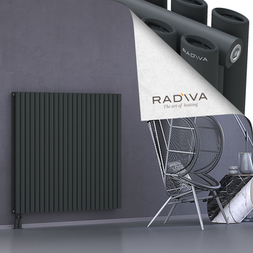 Tano Aluminium Radiator 1200x1326 Dark Anthracite - Thumbnail