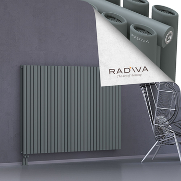 Tano Aluminium Radiator 1200x1732 Anthracite - Thumbnail