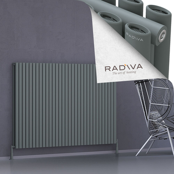 Tano Aluminium Radiator 1200x1848 Anthracite - Thumbnail